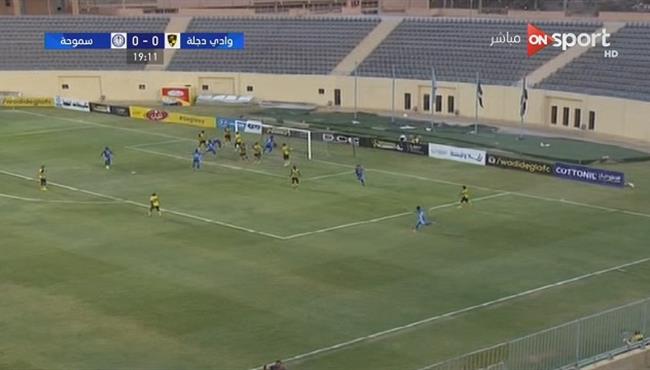 هدف سموحه فى مرمى وادى دجلة 1 0 الدورى المصرى