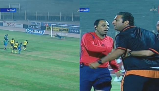 تصدى عصام الحضرى لركلة جزاء مصر المقاصه ورد فعل ميدو
