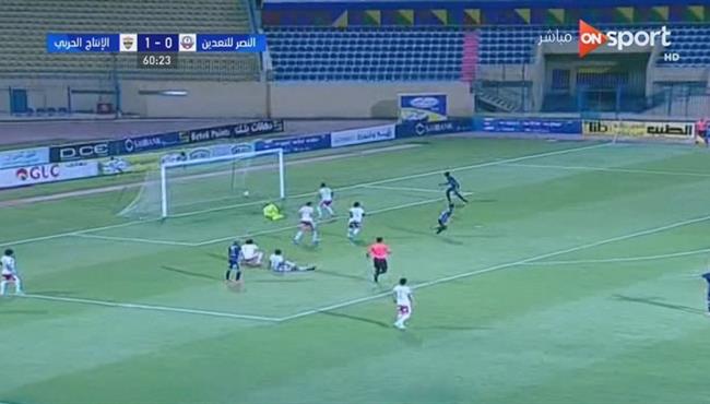 هدف صلاح امين فى مرمى النصر للتعدين 2 0 الدورى المصرى