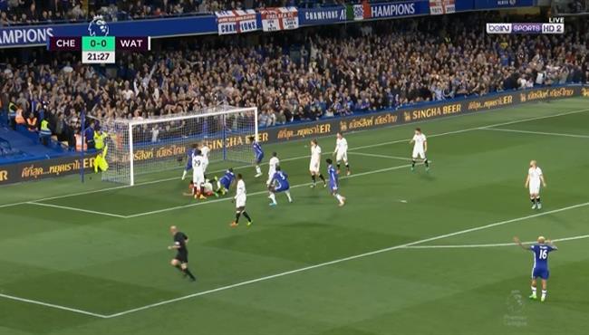 هدف تشيلسي الاول في مرمي واتفورد 1 0 الدوري الانجليزي