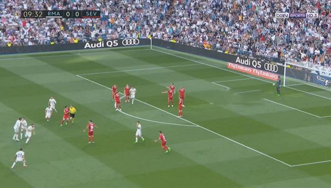 هدف ريال مدريد الاول المثير للجدل فى مرمى إشبيلية 1 0 تعليق فهد العتيبى
