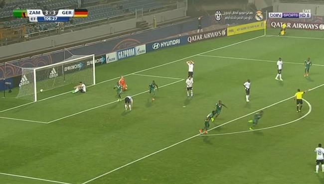 هدف زامبيا الرابع فى مرمى ألمانيا 4 3 كأس العالم للشباب