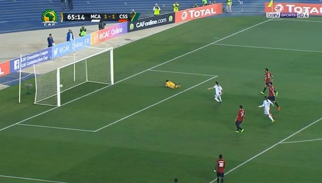 هدف مولودية الجزائر الثاني الرائع في مرمي الصفاقسي التونسي