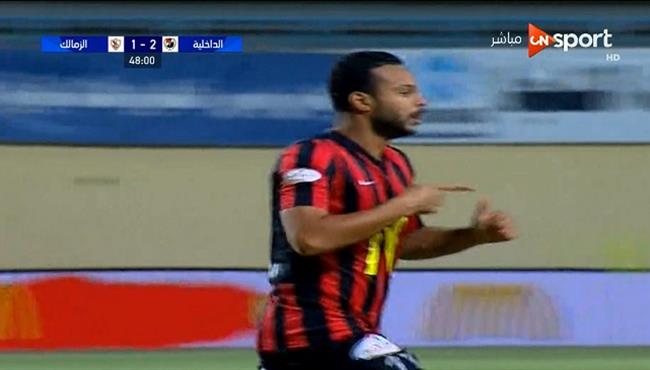 هدف احمد سمير فرج الرائع في مرمي الزمالك 2 1 الدوري المصري