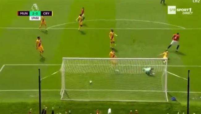 هدف بوجبا فى مرمى كريستال بالاس 2 0 الدورى الانجليزى