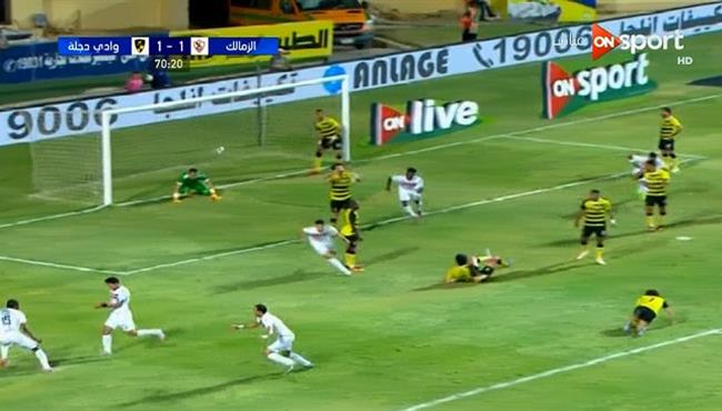 هدف محمد ابراهيم في مرمي وادي دجله 2 1 الدوري المصري