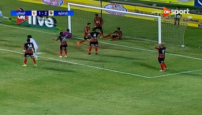 هدف علي جبر في مرمي الداخلية 2 2 الدوري المصري