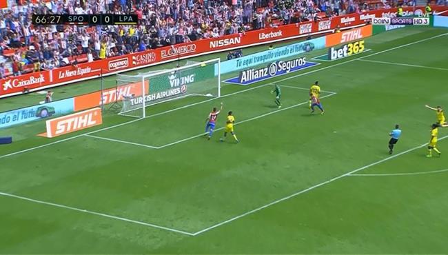 هدف فوز سبورتنج خيخون علي لاس بالماس 1 0 الدوري الاسباني