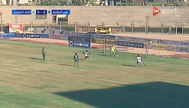 هدف الاتحاد الأول فى مرمى مصر المقاصه 1 0 الدورى المصرى