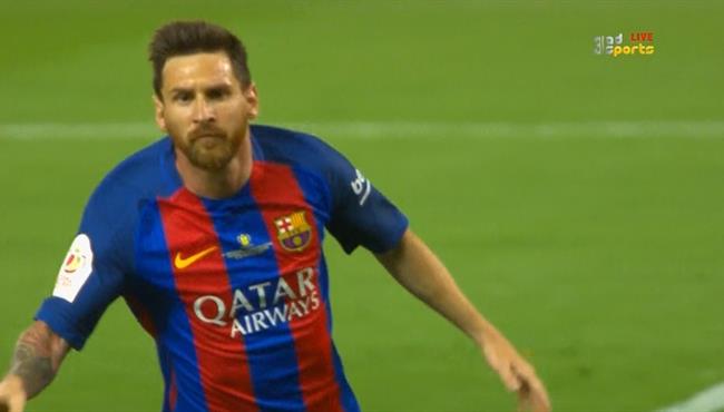 هدف ميسي الرائع في مرمي ديبورتيفو الافيس 1 0 نهائي كأس ملك أسبانيا