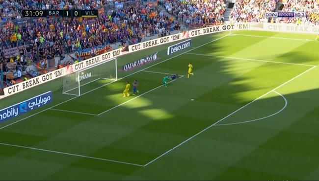 هدف تعادل فياريال مع برشلونه 1 1 تعليق رؤوف خليف
