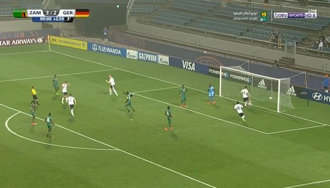 هدف تعادل ألمانيا القاتل مع زامبيا 3 3 كأس العالم للشباب