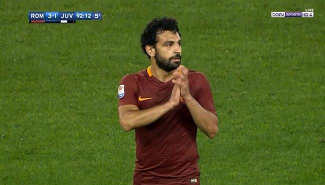 ملخص لمسات محمد صلاح في مباراة روما ويوفنتوس