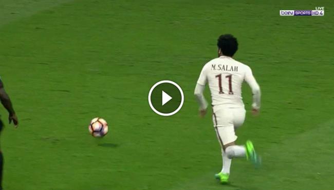 ملخص لمسات محمد صلاح في مباراة ميلان وروما تعليق رؤوف خليف