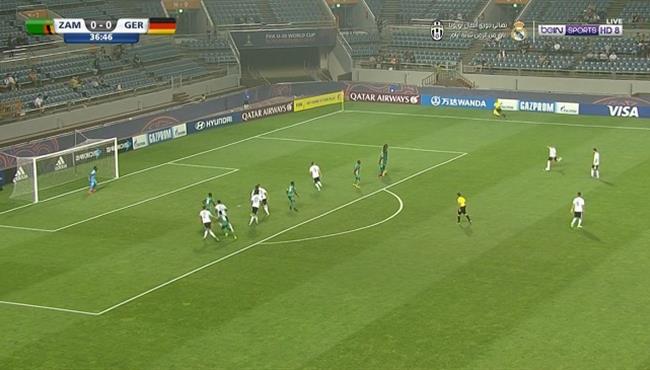 هدف ألمانيا العالمى فى مرمى زامبيا 1 0 كأس العالم للشباب