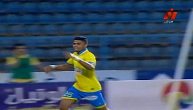 هدف كريم بامبو فى مرمى الداخليه 1 0 الدورى المصرى