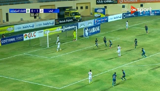 هدف صلاح سليمان في مرمي الاتحاد السكندري 2 0 الدوري المصري