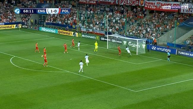 هدف انجلترا الثانى فى مرمى بولندا 2 0 كاس اوروبا للشباب