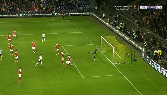 هدف تعادل المانيا الرائع مع الدنمارك 1 1 تعليق حفيظ دراجي