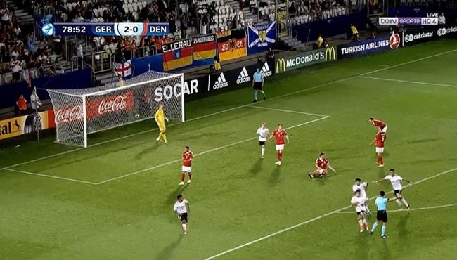 اهداف مباراة المانيا والدنمارك 3 0 كاس اوروبا للشباب