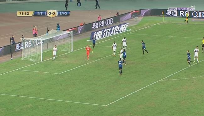 هدف فوز إنتر ميلان على ليون 1 0 كأس الابطال الدولية