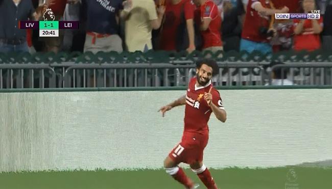 هدف محمد صلاح الرائع في مرمى ليستر سيتي اسيست كوتينهو