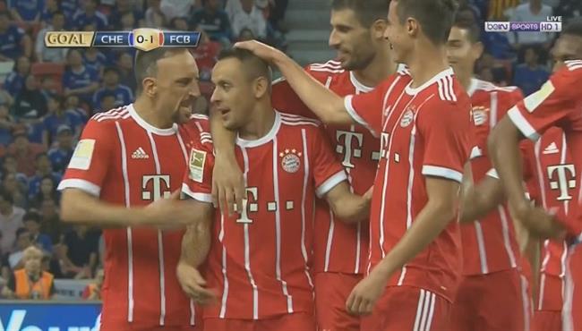 هدف رافينيا الرائع فى مرمى تشيلسى 1 0 كأس الابطال الدولية