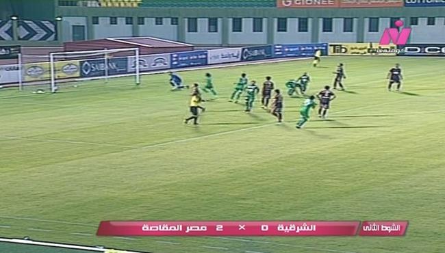 هدف حسام حسن في مرمي مصر للمقاصه 1 2 الدوري المصري