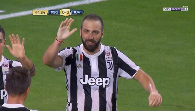 هدف هيجواين الاول في مرمي باريس سان جيرمان 1 0 كاس الابطال الدوليه