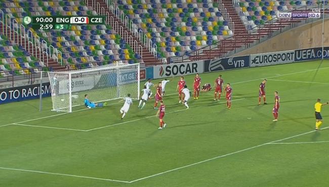 هدف فوز إنجلترا القاتل الرائع علي التشيك بطولة اوروبا للشباب