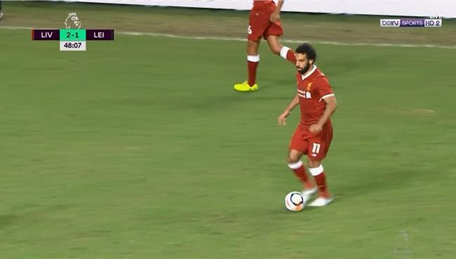 ملخص لمسات محمد صلاح في مباراة ليفربول وليستر سيتي مباراة وديه