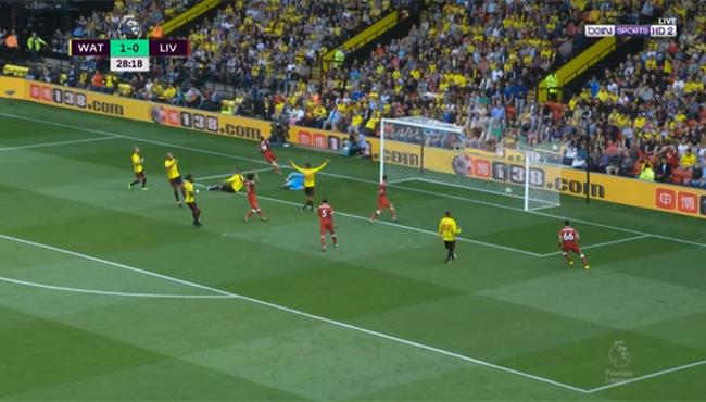 هدف تعادل ليفربول مع واتفورد 1 1 الدوري الانجليزي