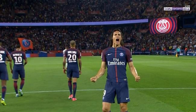 هدف كافاني فى مرمى سانت إيتيان 1 0 الدورى الفرنسي