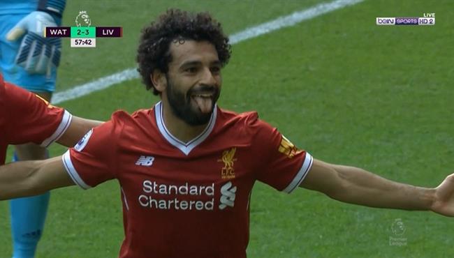 هدف محمد صلاح في مرمي واتفورد