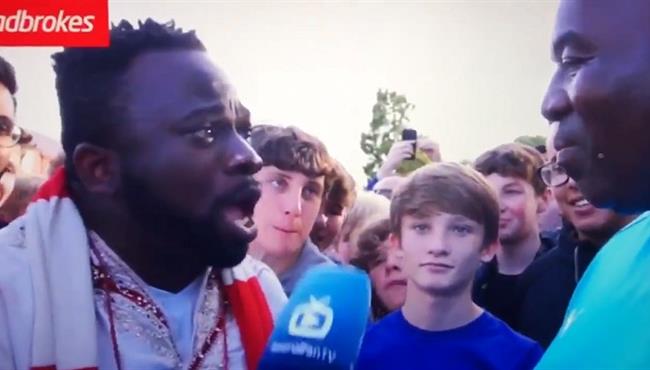 شاهد رد فعل هستيري من مشجع لأرسنال عن محمد صلاح بعد الخسارة من ليفربول