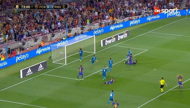 اهدار لا يصدق من بوسكيتس امام ريال مدريد في السوبر