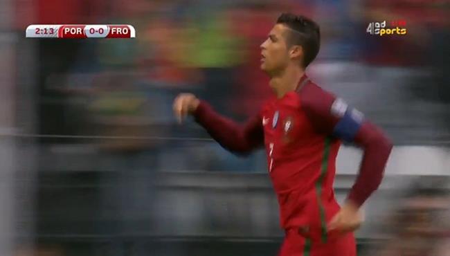 هدف رونالدو الرائع في مرمي جزر فارو 1 0 تصفيات كأس العالم