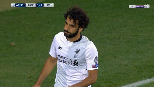 محمد صلاح يهدر هدف اخر امام هوفنهايم
