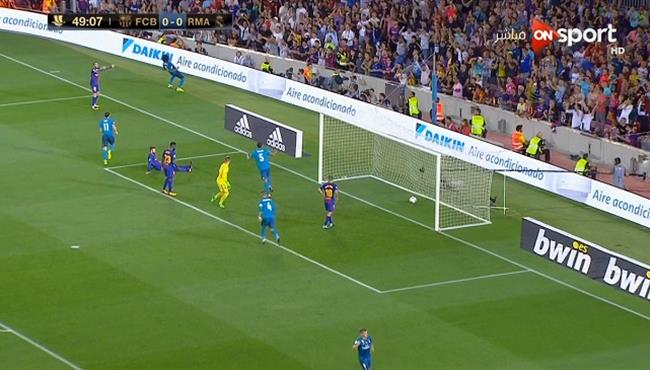 هدف ريال مدريد الاول في مرمى برشلونة بتعليق مدحت شلبي