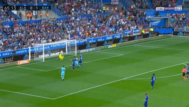 اهداف مباراة ديبورتيفو الافيس وبرشلونه 0 2 الدوري الاسباني