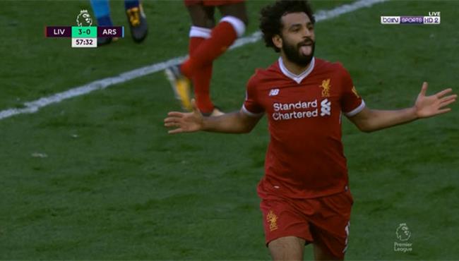 ملخص لمسات محمد صلاح فى مباراة ليفربول وأرسنال