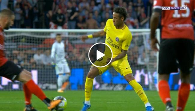اول كوبري لنيمار مع باريس سان جيرمان في الدوري الفرنسي