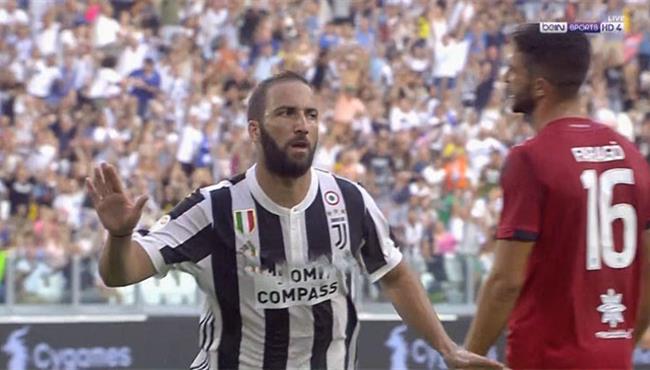 هدف هيجواين في مرمي كالياري 3 0 تعليق حفيظ دراجي