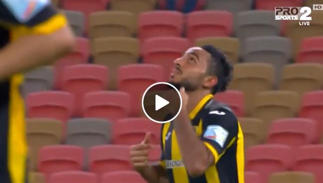 هدف محمود كهربا فى مرمى الباطن 1 2 الدورى السعودى