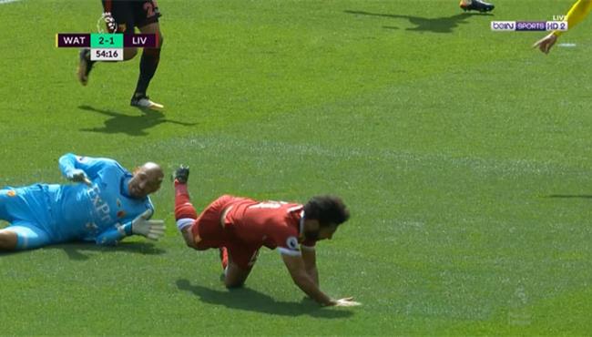 محمد صلاح يتسبب في ركلة جزاء يتعادل بها ليفربول امام واتفورد