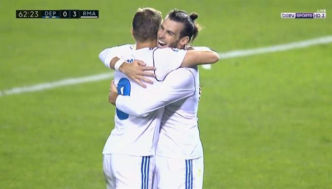هدف ريال مدريد الثالث في مرمي ديبورتيفو لاكورونيا تعليق عصام الشوالي