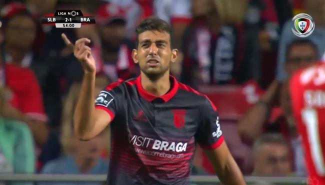هدف أحمد حسن كوكا الملغي في مرمي بنفيكا