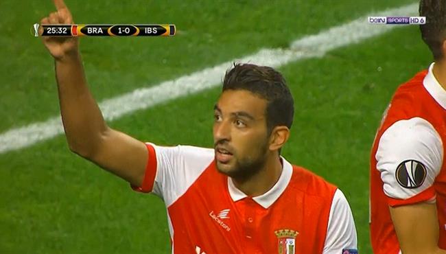 هدف أحمد حسن كوكا فى مرمى باشاك شهير الدورى الأوروبى