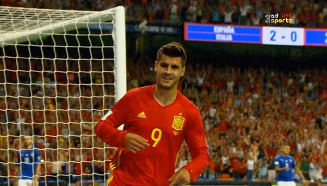 هدف موراتا في مرمي ايطاليا 3 0 تصفيات كاس العالم