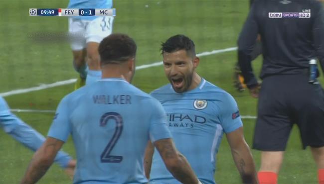 هدف اجويرو في مرمي فينورد روتردام 2 0 تعليق رؤوف خليف